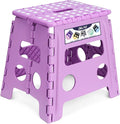 Delxo Folding Step Stool 13 Inch, 300 Lbs Step Stool by Delxo