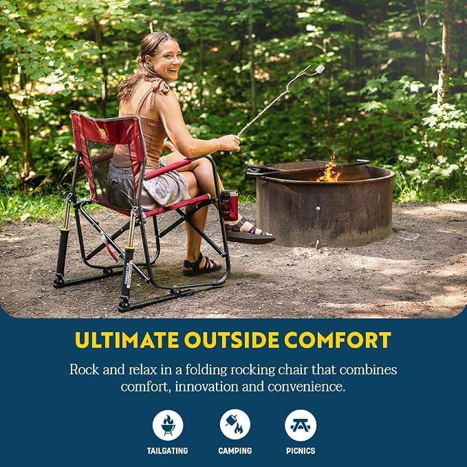GCI OUTDOOR Freestyle Rocker Camping Chair | Portable Folding Rocking Chair - Image 3
