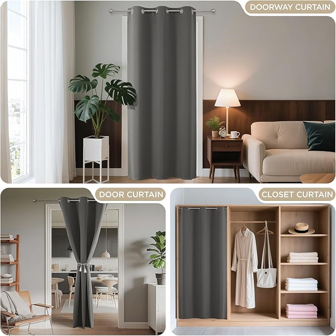Joydeco Door Curtain Blackout Curtains - Image 4