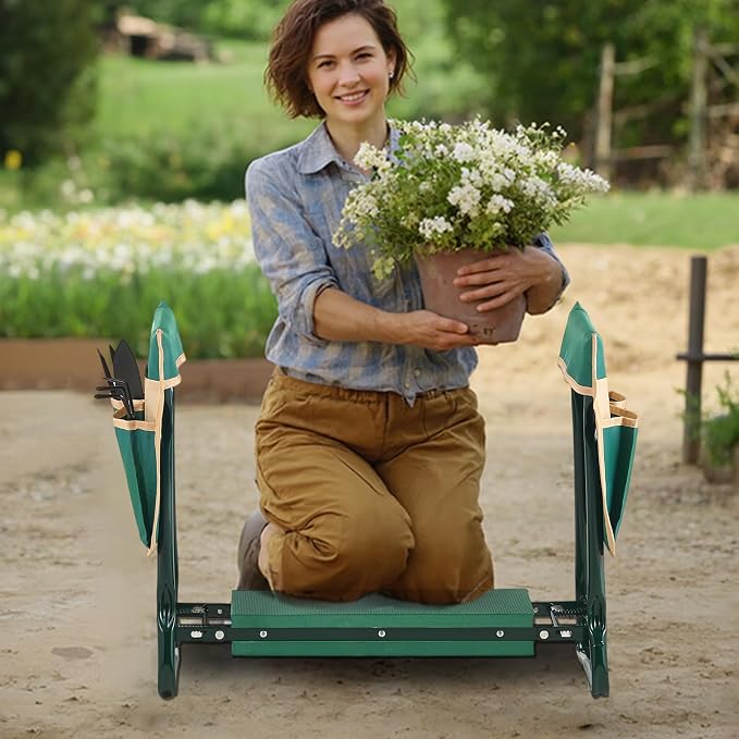VEVOR Garden Kneeler and Seat Heavy Duty, Kneeling Bench - Image 2