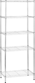 Amazon Basics 5-Shelf Adjustable Storage Shelving Unit by AmazonBasics