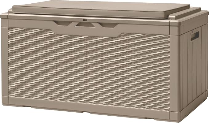 Devoko 100 Gallon Deck Box Waterproof Outdoor Storage Box by DEVOKO