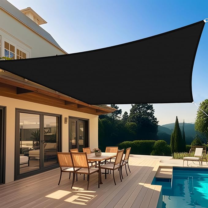 Shade&Beyond Custom Sun Shade Sail 16'x20'RectangleSun Sail Shades Patio UV by ShadeBeyond