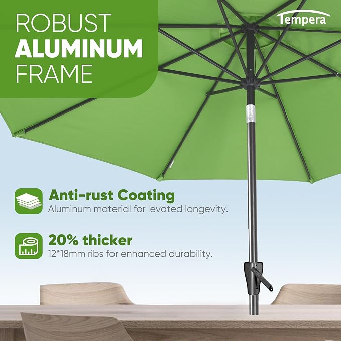 Tempera Patio Market Outdoor Table Umbrella - Image 2