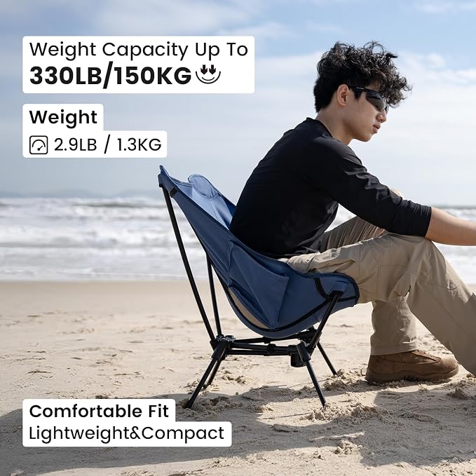ONETIGRIS Tigerblade Camping Chair, Lightweight Folding Backpacking Hiking Chair - Image 8