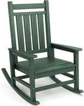 SERWALL HDPE Rocking Chair, Oversized Outdoor Rocking Chair by SERWALL