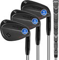 Gowolf Forged Golf Wedges 50/52/54/56/58/60/69 Degree Single or Sets for Men, Right Hand Premium Full Face Gap Wedge Sand Wedge Lob Wedge Golf Club, Great Golf Gifts - CNC Milled Face for More Spin