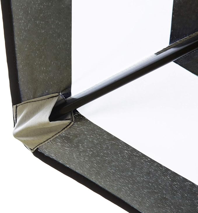 Sunnyglade 7.5' Patio Umbrella Outdoor Tilt Umbrella Black and White Stripe | - Image 7