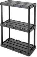 Gracious Living 3 Shelf Knect-A-Shelf Solid Light Duty Storage Unit 3-Shelf by GraciousLiving