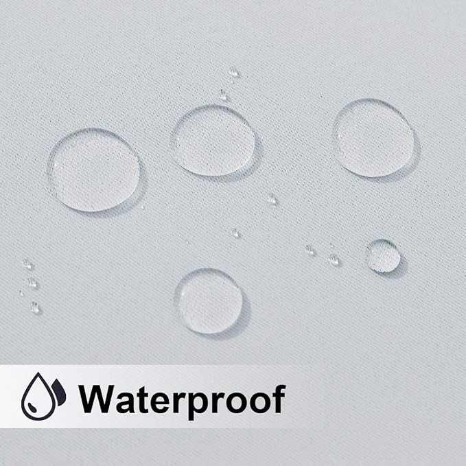 NICETOWN Patio Outdoor Curtain Waterproof Extra Wide and Long, Rustproof - Image 5