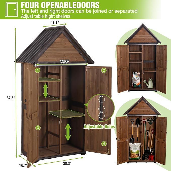 GUTINNEEN Shed Outdoor Storage Upgraded - Image 6