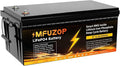 12V 300Ah LiFePO4 Battery Integrated 200A BMS 8000+ Cycling Deep Cycle Li-Ion Battery MAX 3840W Power Supports series/parallel connection, great for solar, RV, boat and off-grid use.