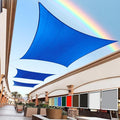 Royal Shade 15' x 22' Blue Rectangle Square Sun Shade Sail Order to Make by RoyalShade