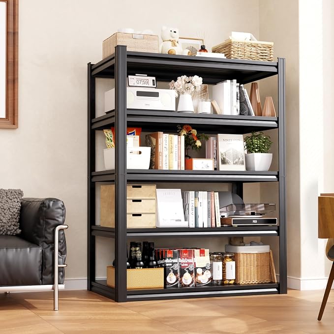 46''W Garage shelving, 2500lbs AdjustableTall Heavy Duty Shelving, 5T Garage - Image 2