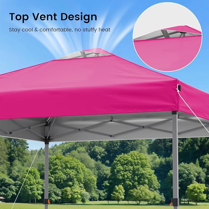 Raynesys 10x10ft Pop Up Canopy Tent - Image 5
