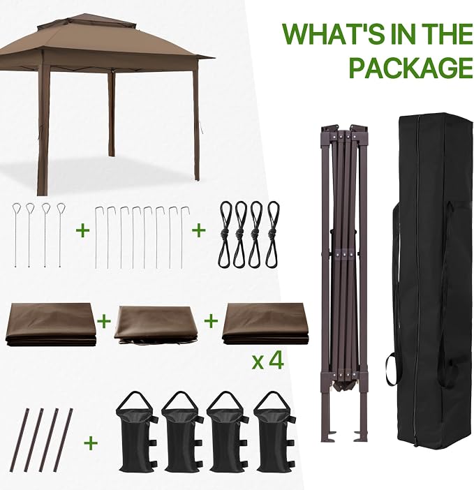 COOS BAY 11x11 Pop Up Gazebo - Image 7