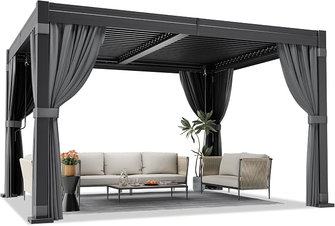 Airwire 10x12 FT Louvered Pergola - Image 7