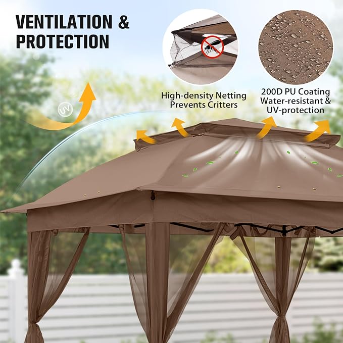 COOS BAY 11x11 Pop Up Gazebo - Image 4