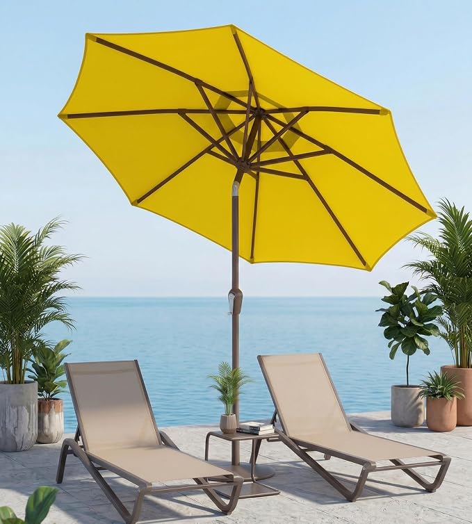 10FT Patio Umbrella, Outdoor Umbrella - Image 6