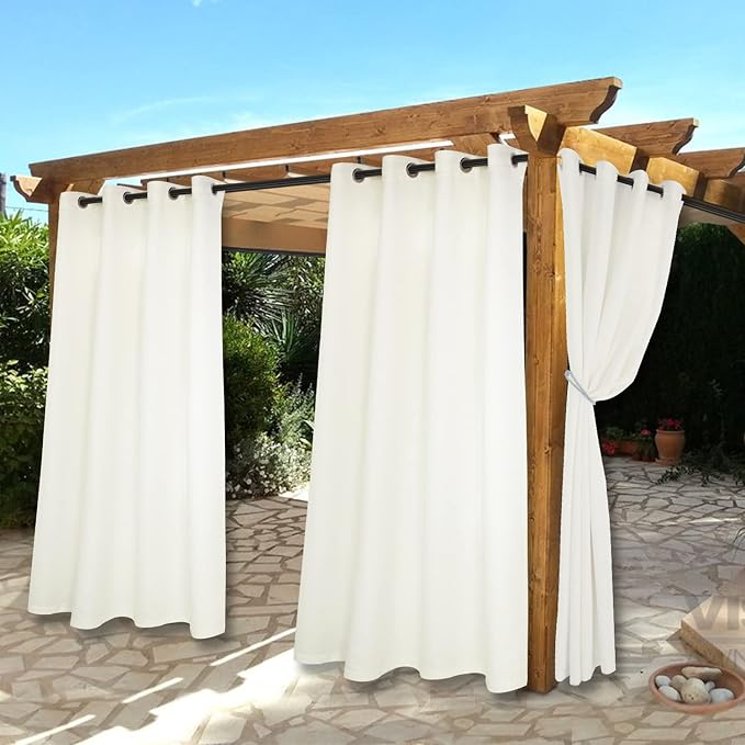 BONZER Waterproof Indoor/Outdoor Curtains by Bonzer
