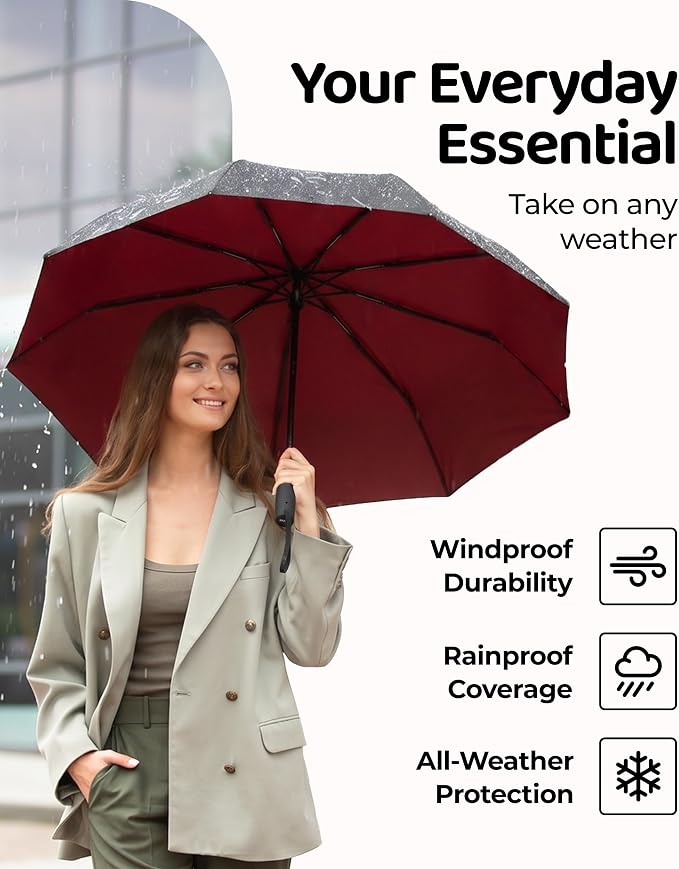 Windproof Travel Umbrella - Image 6