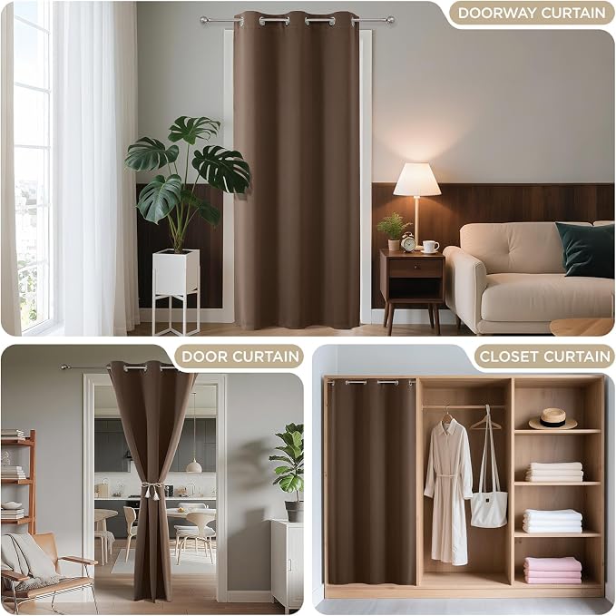 Joydeco Door Curtain Blackout Curtains - Image 4