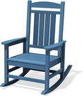 Oversized Outdoor Rocking Chair, Porch Rockers, Unique Blue | by KINGYES