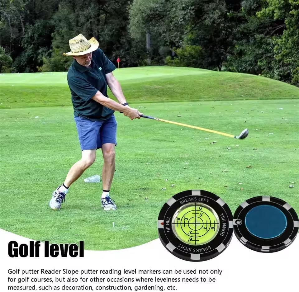 High Precision Golf Tools Leveler Clear&Transparent Ball Marker Golf Slope - Image 4