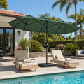 DomeShade 15ft Large Patio Umbrella by DomeShade