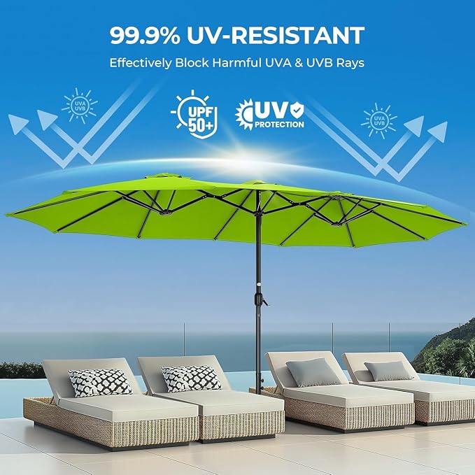 Rectangular Patio Umbrella - Image 4
