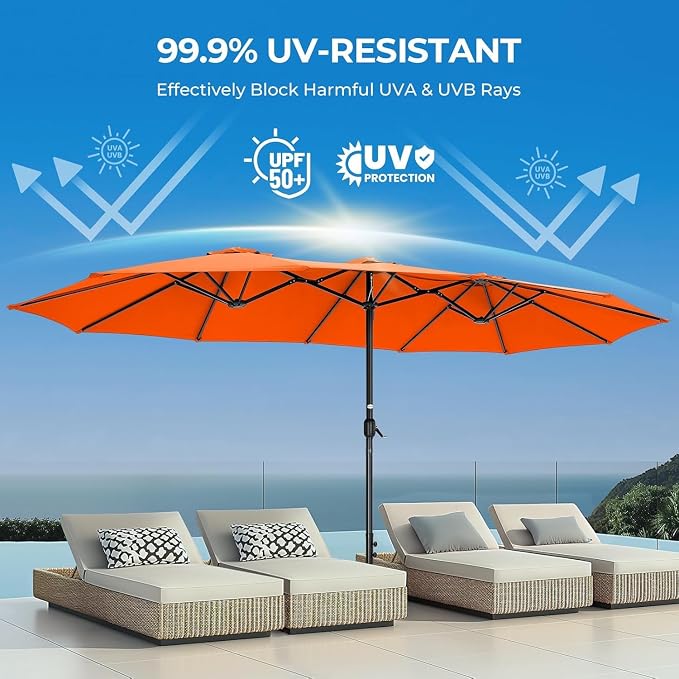 Rectangular Patio Umbrella - Image 4