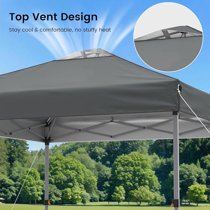 Raynesys 10x10ft Pop Up Canopy Tent - Image 5