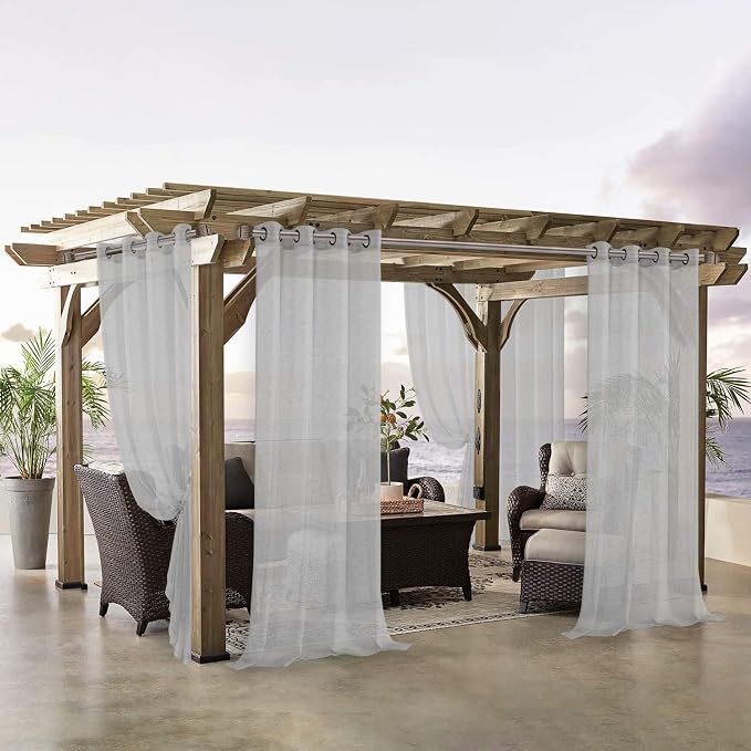 LORDTEX Burlap Linen Look Outdoor Curtain - Image 5