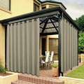 BONZER Extra Wide Waterproof Outdoor Curtains by Bonzer