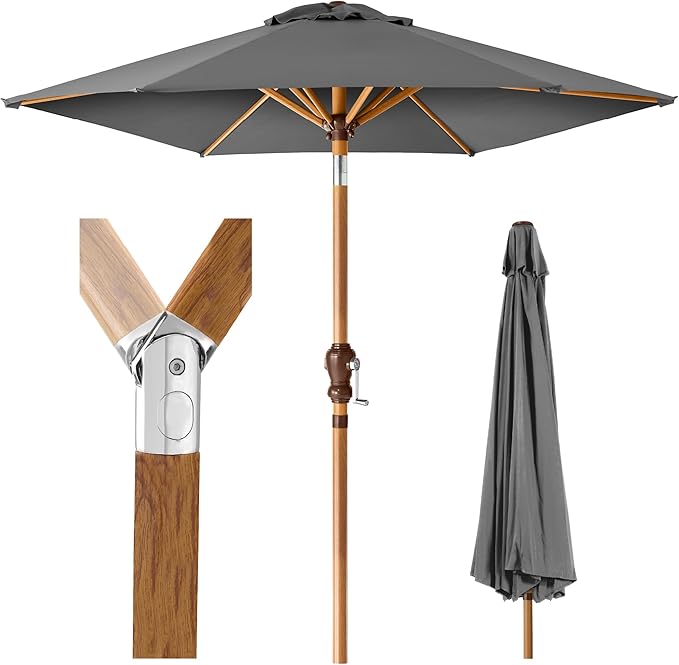 Best Choice Products 10ft Market Umbrella, Outdoor Sun Shade by Unknown