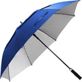 ZEKAR 54/62/68 inch Windproof Large Vented UV Protection and Classic Pongee Fabric Golf Umbrella, Double Canopy Rain Sun Oversized Stick Umbrellas Women Men