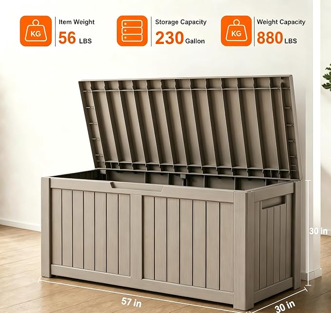 230 Gallon Outdoor Storage Box, Package Delivery Box - Image 2