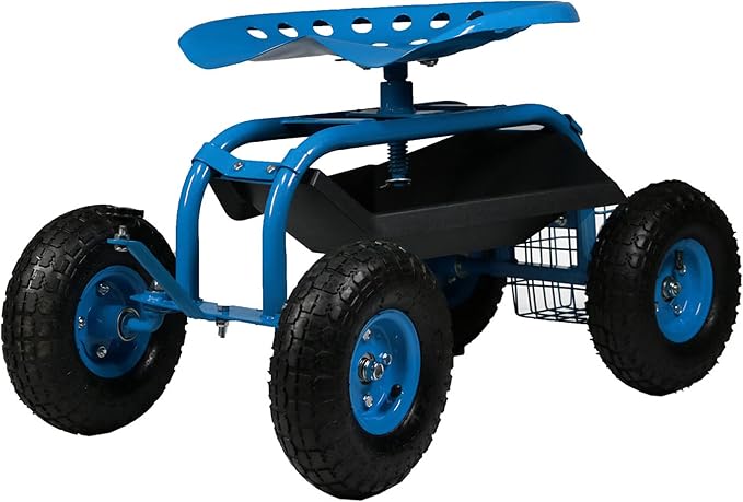 Sunnydaze Rolling Garden Cart by SunnydazeDecor