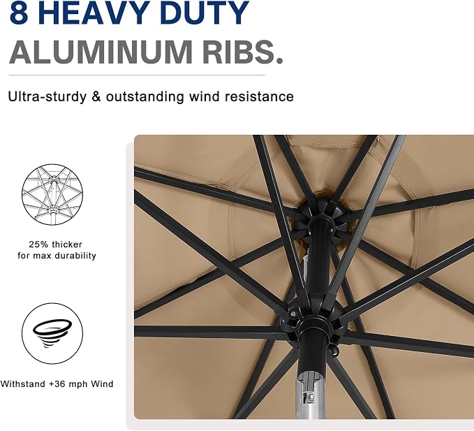 ABCCANOPY Solar Led Patio Umbrella - Image 6
