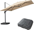 PURPLE LEAF Patio 11.5' x 11.5' Telescopic Umbrella by PURPLELEAF