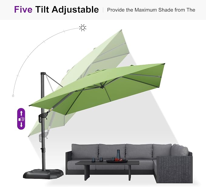 PURPLE LEAF Patio Umbrella - Image 7