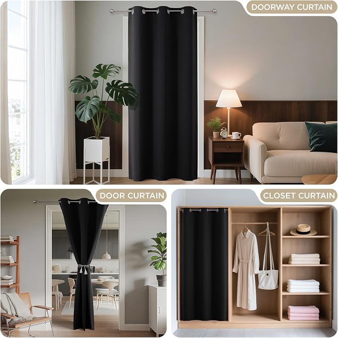 Joydeco Door Curtain Blackout Curtains - Image 4