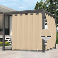 Easy-Going Outdoor Curtains for Patio 1 Panel, 110x108 inch, Weatherproof by Easy-Going