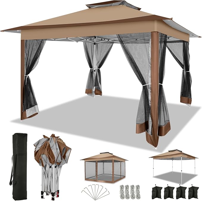 COBIZI 12x12 FT Pop up Gazebo on Clearance Canopy Tent, Carpas para Patio by COBIZI