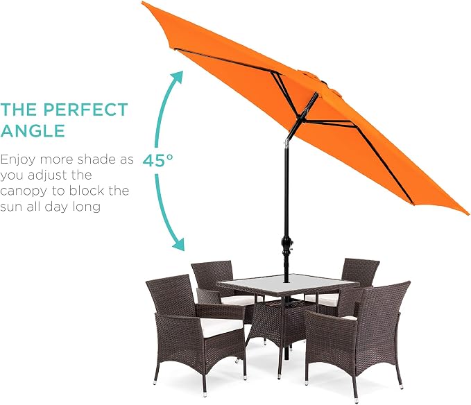 Best Choice Products 10ft Outdoor Patio Umbrella, Outdoor Table Umbrella - Image 2