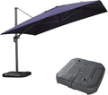 PURPLE LEAF Patio 11.5' x 11.5' Telescopic Umbrella by PURPLELEAF