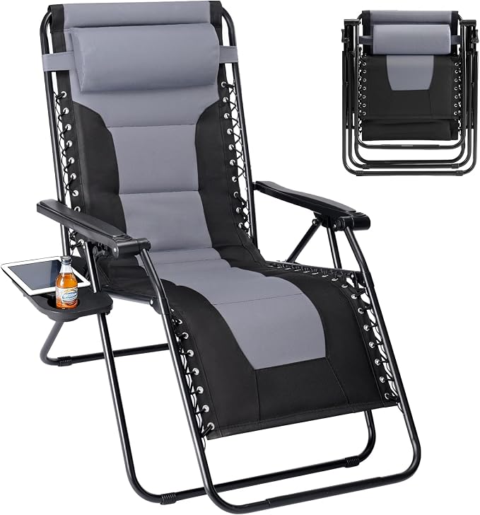 Sweetcrispy Zero Gravity Chairs, Foldable Patio Reclining Chairs by Sweetcrispy