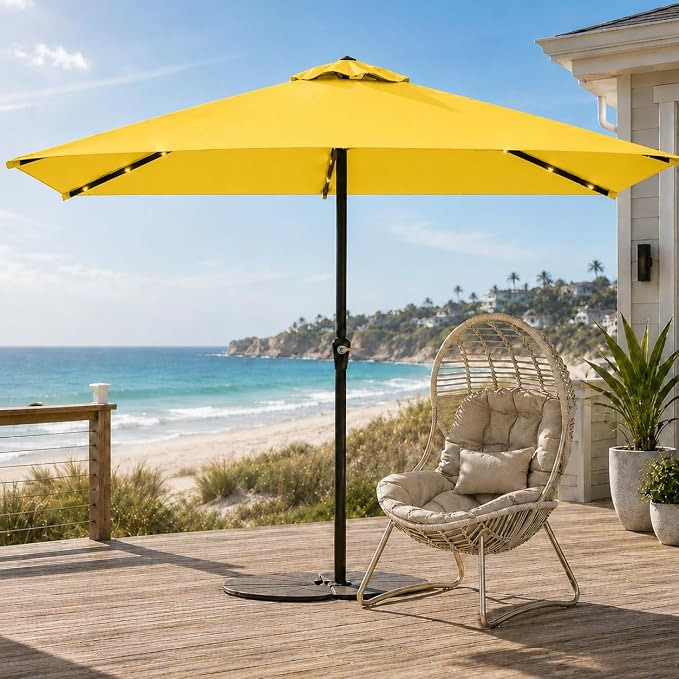 6.5 x 10ft Rectangular Patio Umbrella - Image 2