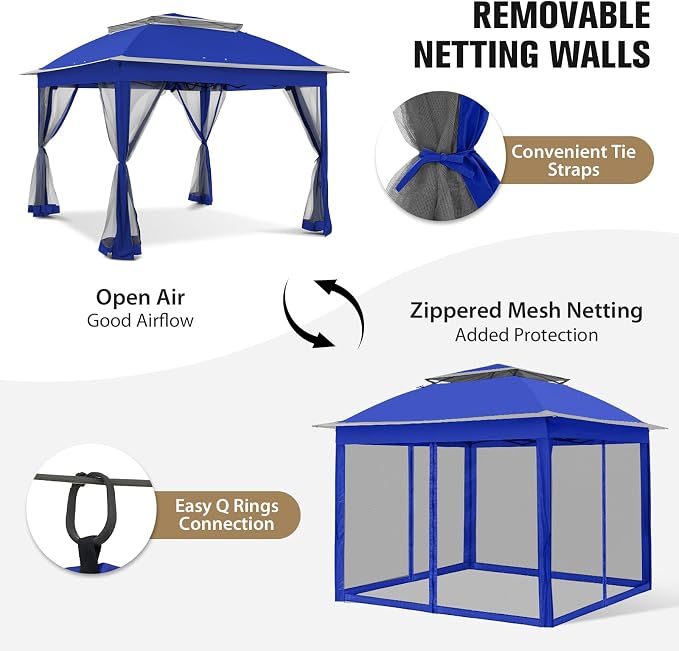 COOS BAY 11x11 Pop Up Gazebo - Image 6