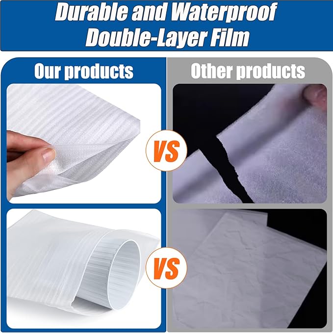 50PCS Cushion Foam Pouches, 12" X 14" Foam Wrap Bag, Foam Pouch for Packing, Moving,Storage and Shipping, Cushioning Moving Supplies for Extra Protecting Fragile Items